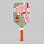 Luxury Rose & Crown Sorority Pickleball Paddle – Designer Carbon Fiber Performance Paddle | Lightweight Spin & Control USA Approved