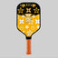Luxury Gold & Black Design Pickleball Paddle – Designer Carbon Fiber Performance Paddle | Lightweight Spin & Control USA Approved