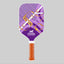Gameday Purple & Gold Pickleball Paddle | Inspired Carbon Fiber Lightweight Paddley)