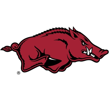 Razorback logo representing Arkansas drinkware, college tumblers, and Razorback gifts for Arkansas fans.