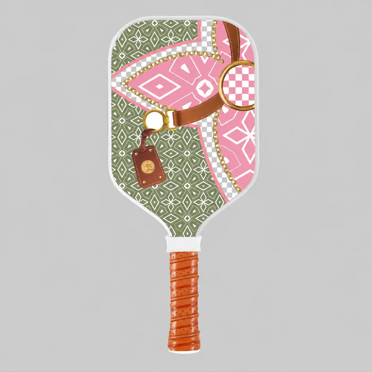 Luxury Rose & Crown Sorority Pickleball Paddle – Designer Carbon Fiber Performance Paddle | Lightweight Spin & Control USA Approved Main image
