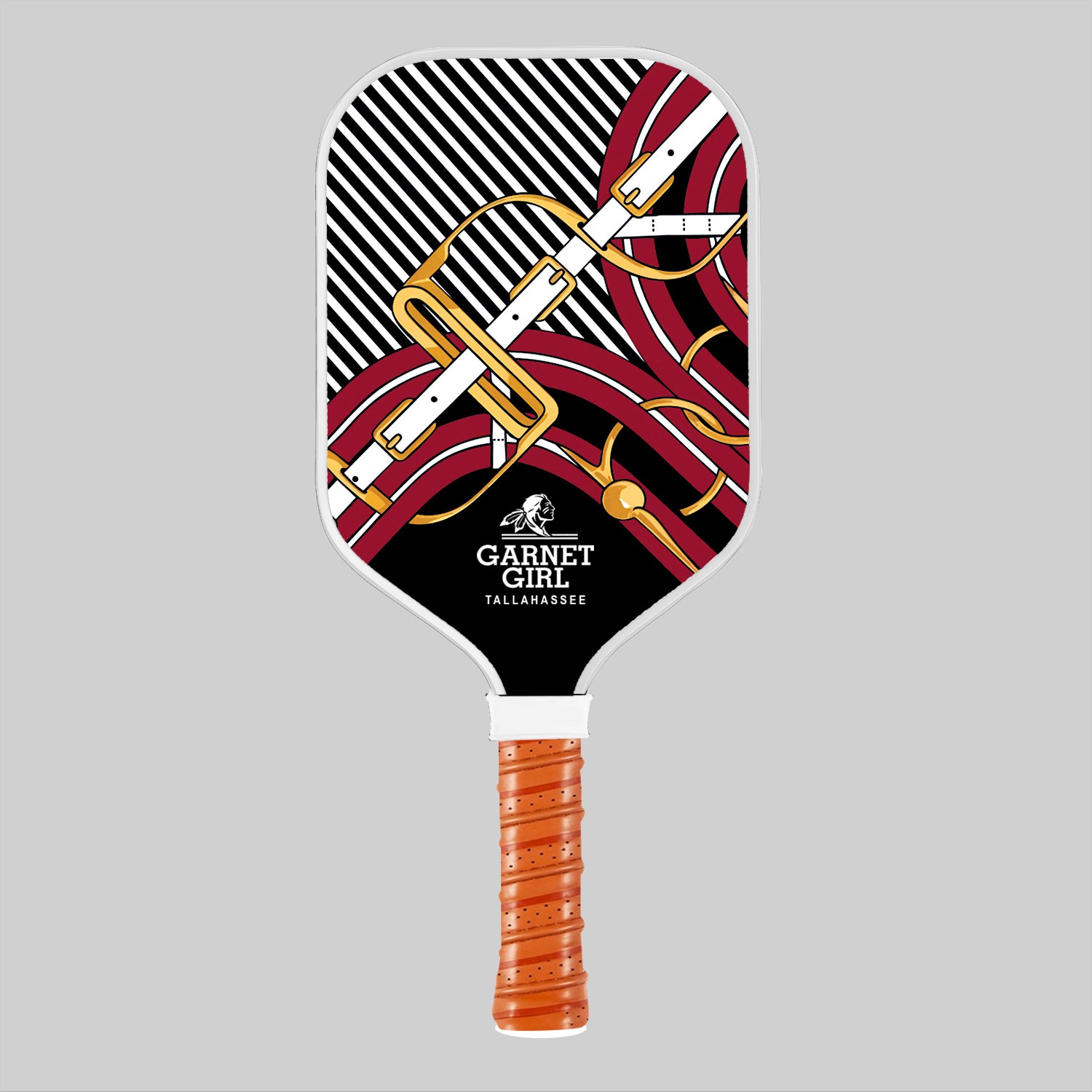 Gameday Navy & Orange Pickleball Paddle | Auburn-Inspired Carbon Fiber Lightweight Paddle