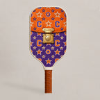 Orange & Purple Gameday Pickleball Paddle