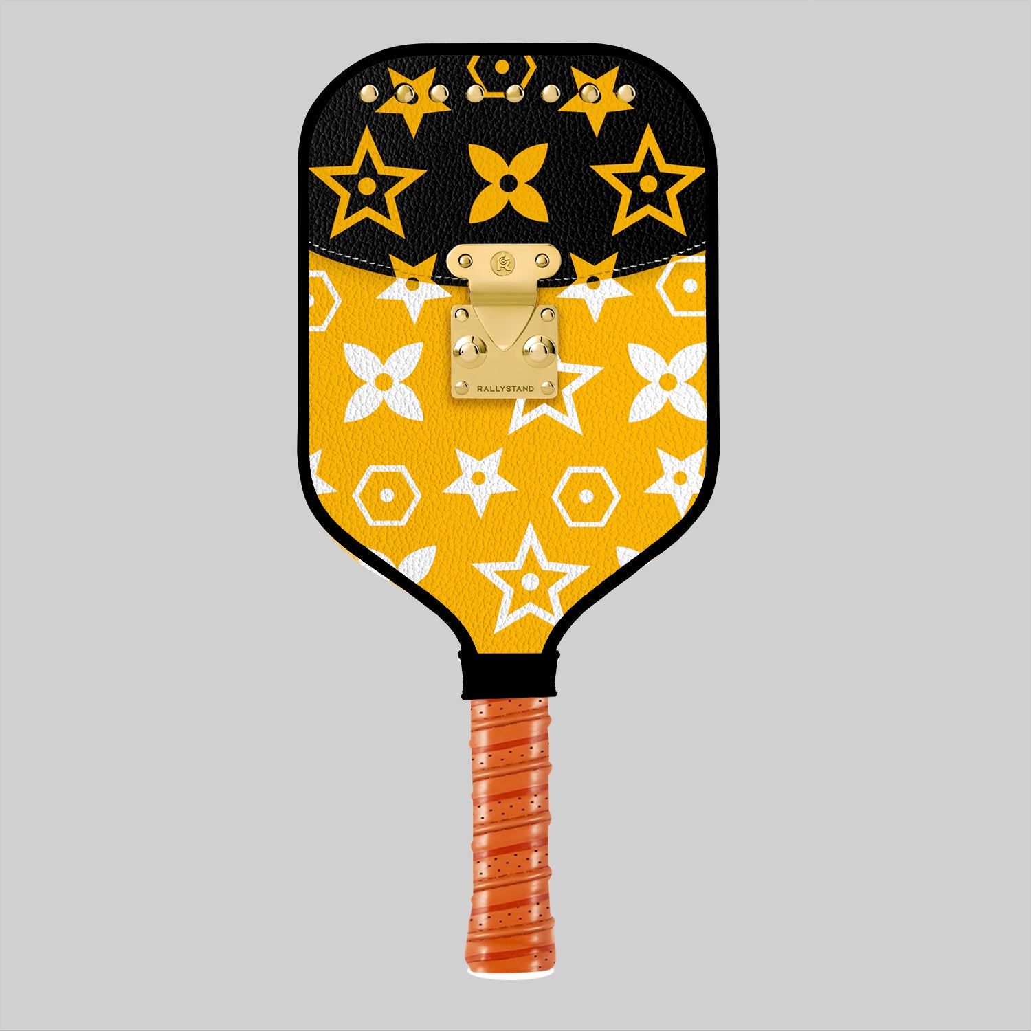 Luxury Gold & Black Design Pickleball Paddle – Designer Carbon Fiber Performance Paddle | Lightweight Spin & Control USA Approved