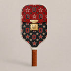 Black and Red Gameday Pickleball Paddle