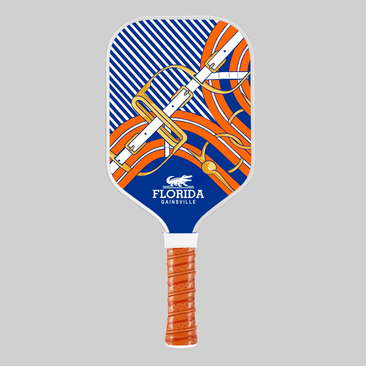Gameday Orange & Navy Pickleball Paddle | Florida-Inspired Carbon Fiber Lightweight Paddle Main image