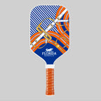 Gameday Orange & Navy Pickleball Paddle | Florida-Inspired Carbon Fiber Lightweight Paddle