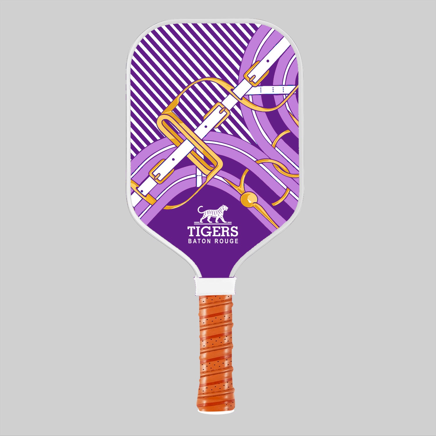 Gameday Purple & Gold Pickleball Paddle | Inspired Carbon Fiber Lightweight Paddley) Main image
